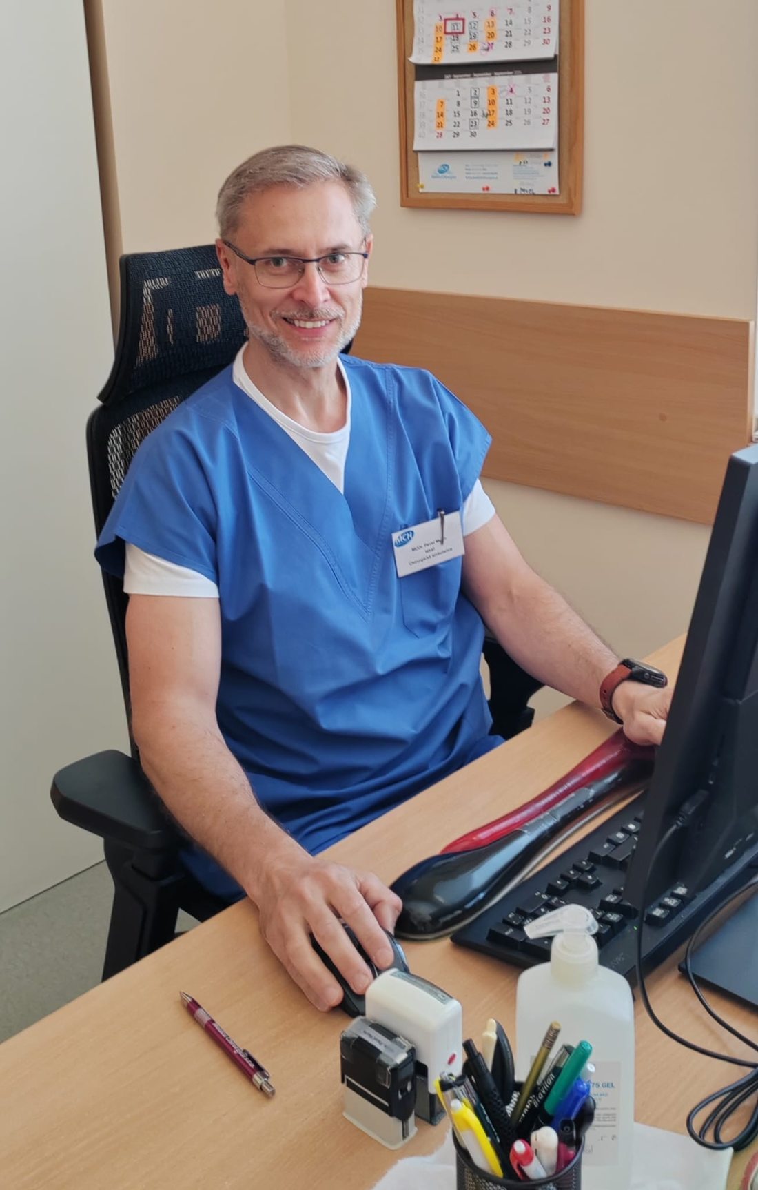 MUDr. Pavel Murín v ambulanci